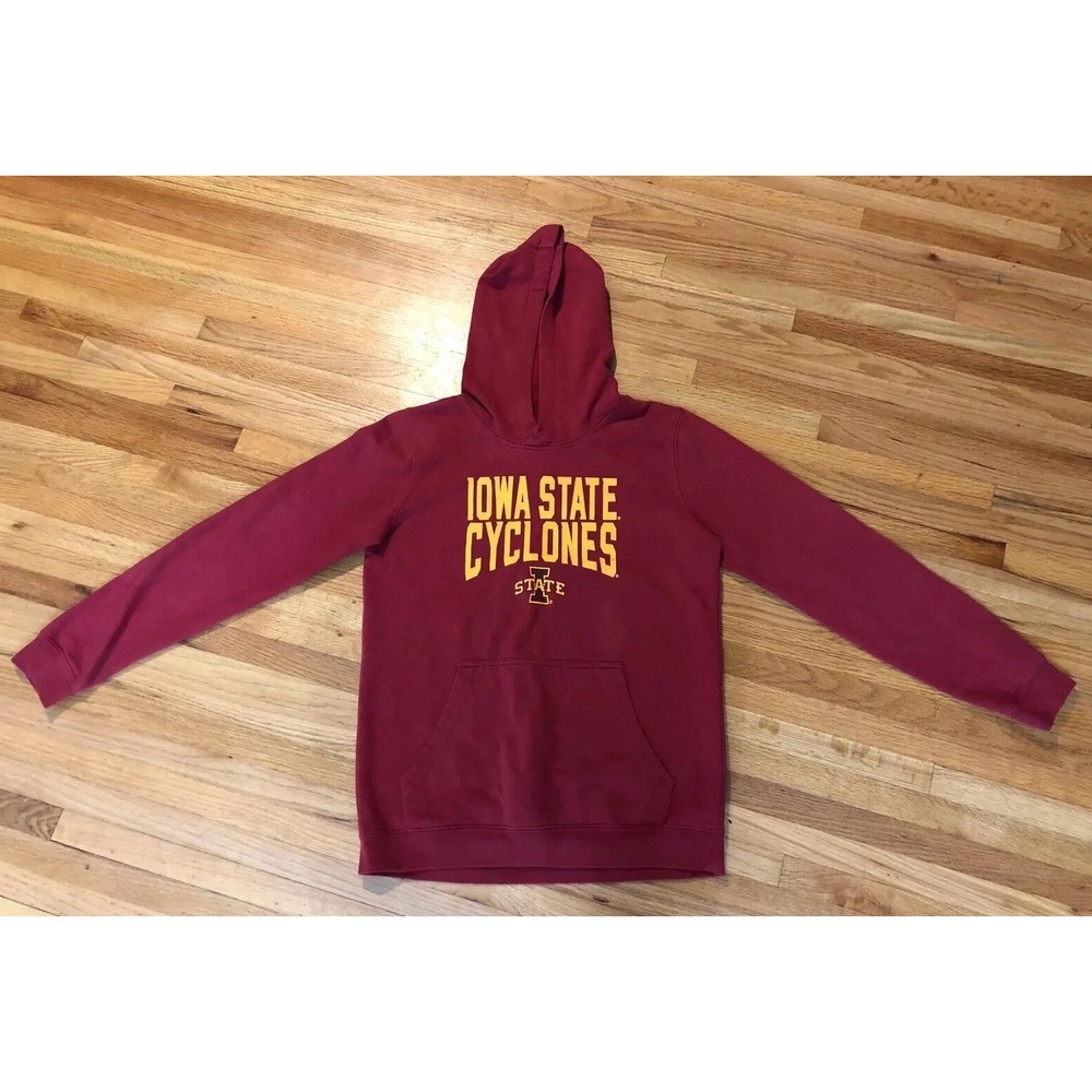Gen 2 Iowa State Cyclones Football Hoodie Women's Large 12/14 Maroon Long Sleeve